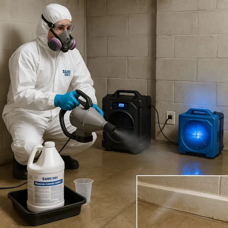 Sanitization and Odor Removal process in Pine Hills, FL