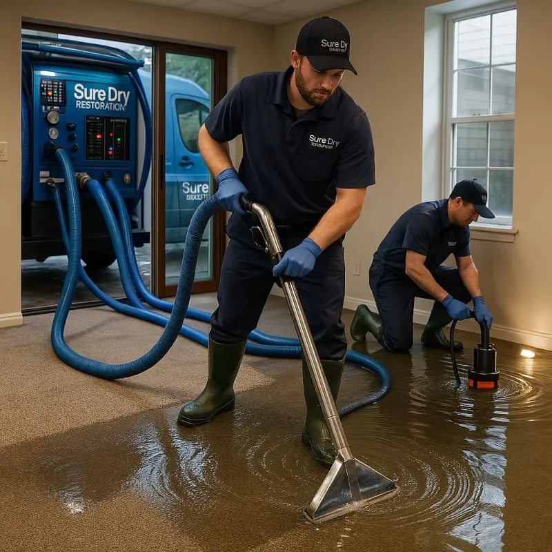 Water Extraction and Removal process in Pine Hills, FL